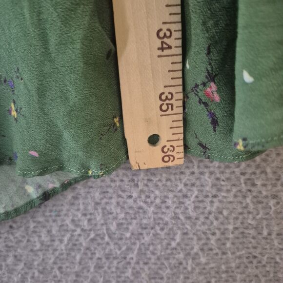 Preen Line By Thornton Bregazzi Women's Green Waterfall Wrap Skirt XS - Picture 8 of 9